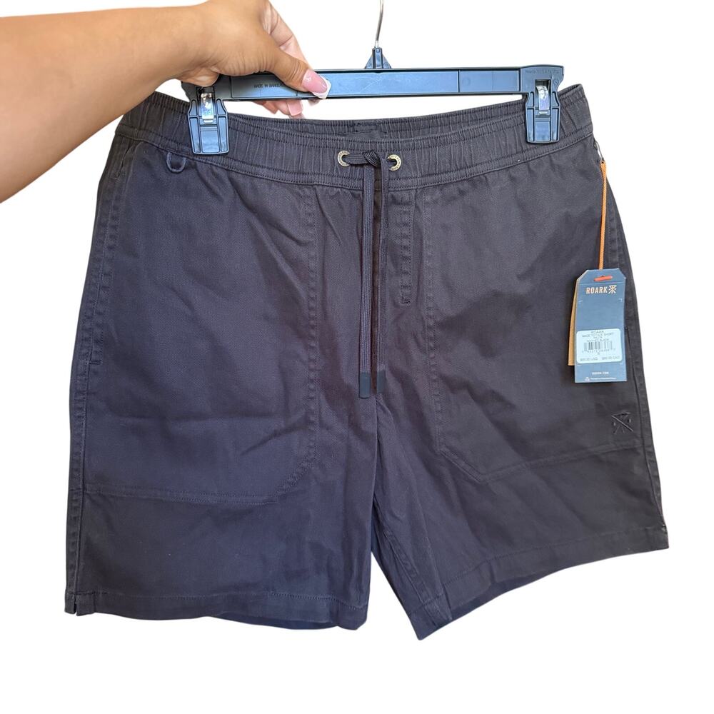 ROARK MADE TO FADE‎ SHORT WASHED BLACK Men’s Size Small Brand New Comfort